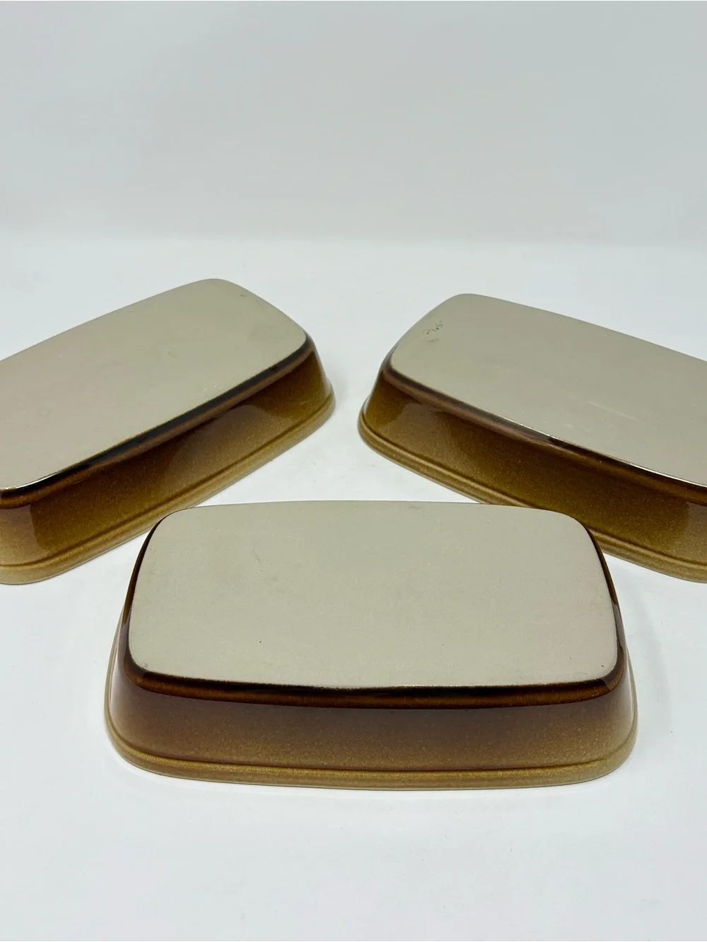 Set of 3 Stoneware Rectangular Baking Dish 8.75”x5”